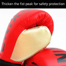 Adult Boxing Training Gloves For Sanda Fighting - Letter Pattern - Black-4