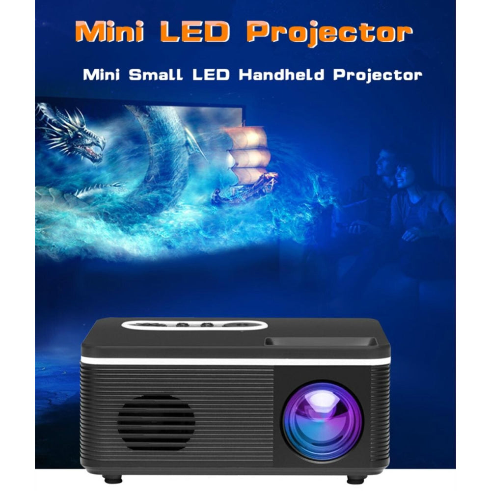 Portable Mini Projector - 80 Lumens 1080P Support 320X240 Pixels