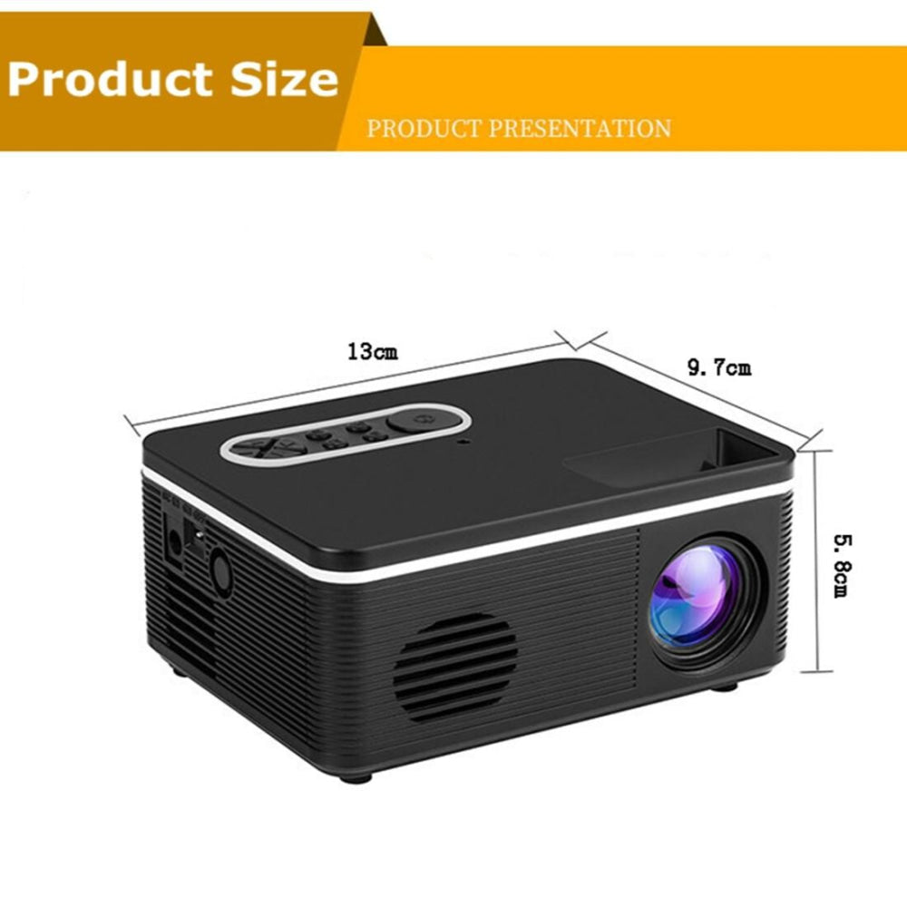 Portable Mini Projector - 80 Lumens 1080P Support 320X240 Pixels