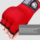 Protective Half Finger Boxing Gloves With Gel Padding And Wrist Support - One Size - Black-6