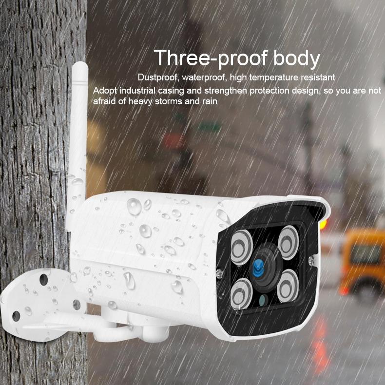 Wireless Ip Camera With 1080P Hd Motion Detection Night Vision And Tf Card Support