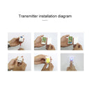 Home Music Remote Control Wireless Doorbell With 38 Polyphony Sounds White-5