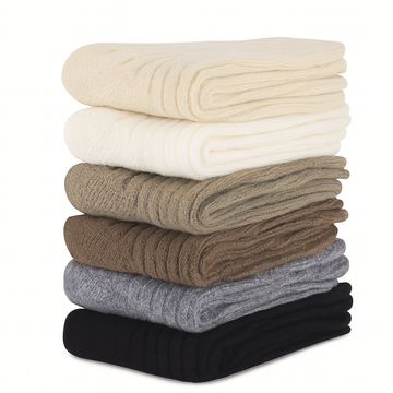 2 Pairs WOOL BLEND SOCKS Ladies Womens Thick Soft Work Thermal Warm Winter - 2-8