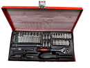 37 Piece Ratchet Socket Wrench Set Screwdriver Bits Extension Hex Chrome Vanadium-2