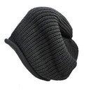 Dents Mens Slouch Knit Beanie Warm Winter Pullover Hat Skull Baggy - Black-2