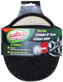 Sabco High Power Gorilla Wheel & Tyre Wash Mitt 2 Sided Mesh & Microfibre Sponge-2