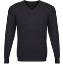 Mens Advatex Varesa Wool Pullover Jumper Cardigan V Neck - Charcoal - S-1