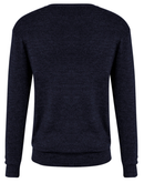 Mens Advatex Varesa Wool Pullover Jumper Cardigan - Navy - L-4