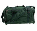 44L Travel Foldable Duffel Bag Gym Sports Luggage Travel Foldaway D-Zip Top School Bags - Bottle Green-1