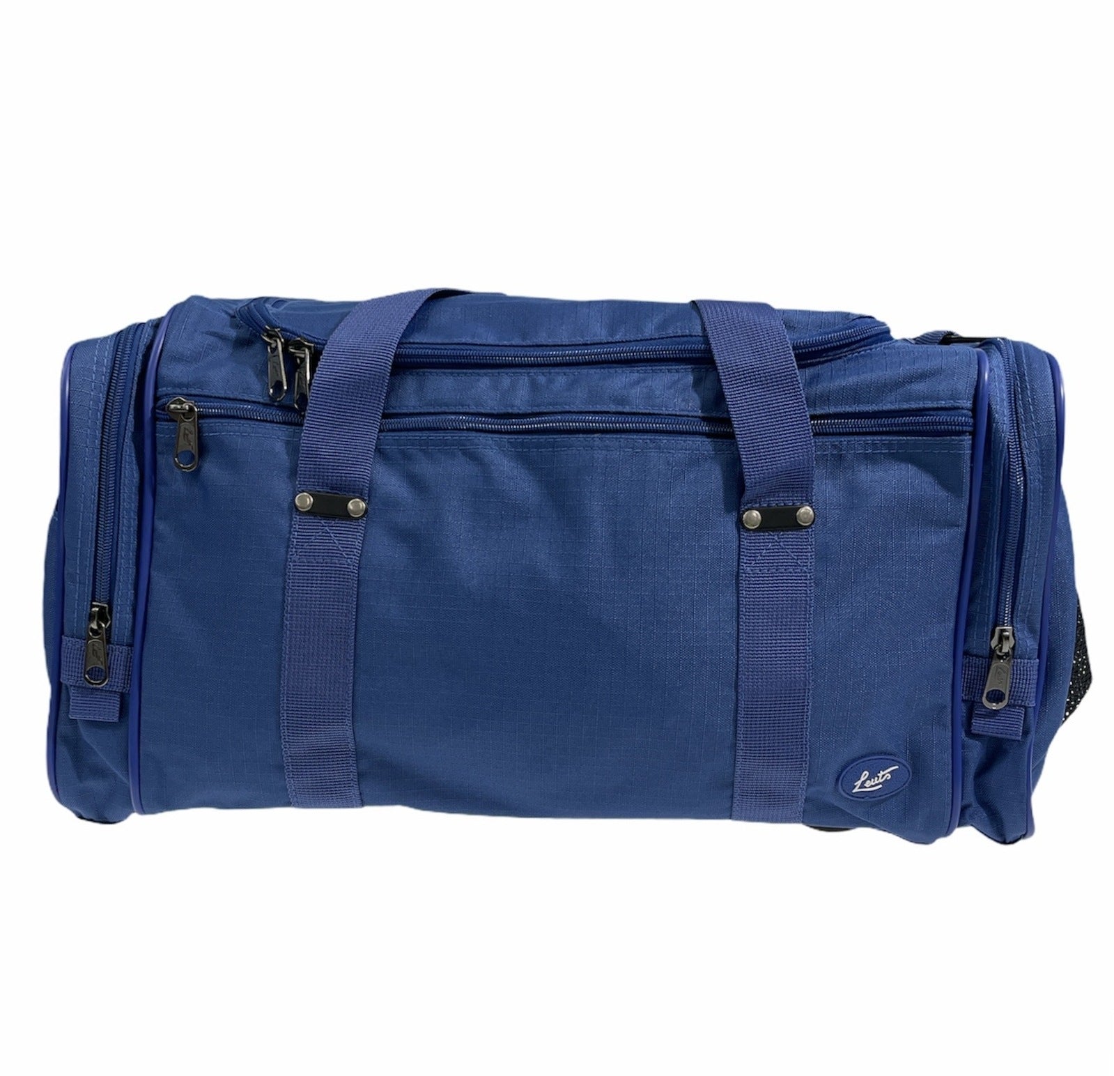 44L Travel Foldable Duffel Bag Gym Sports Luggage Travel Foldaway D-Zip Top School Bags - Royal Blue - 0