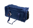 44L Travel Foldable Duffel Bag Gym Sports Luggage Travel Foldaway D-Zip Top School Bags - Royal Blue-3