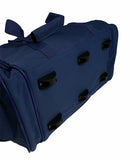 44L Travel Foldable Duffel Bag Gym Sports Luggage Travel Foldaway D-Zip Top School Bags - Royal Blue-4
