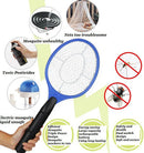 3x BUG ZAPPER RACKET Fly Mosquito Pest Swatter Net Racquet Electric Insect Killer-4