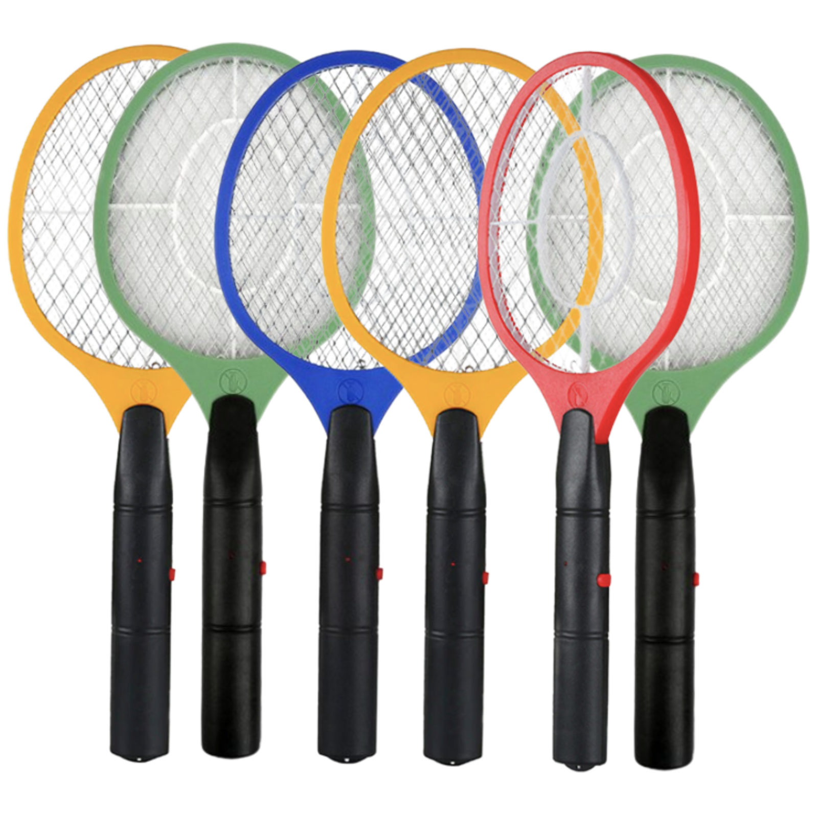 6x BUG ZAPPER RACKET Fly Mosquito Pest Swatter Net Racquet Electric Insect Killer - 0