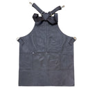 BUFFALO LEATHER APRON Cooking Chef Hairdresser Waterproof Durable Quality - Brown-2
