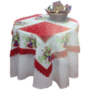 CHRISTMAS TABLE CLOTH Xmas Party 80cm x 80cm-1