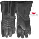 3M Winter Motorbike Bike Waterproof Gloves Leather Motor Bicycle Motorcycle - Black-7