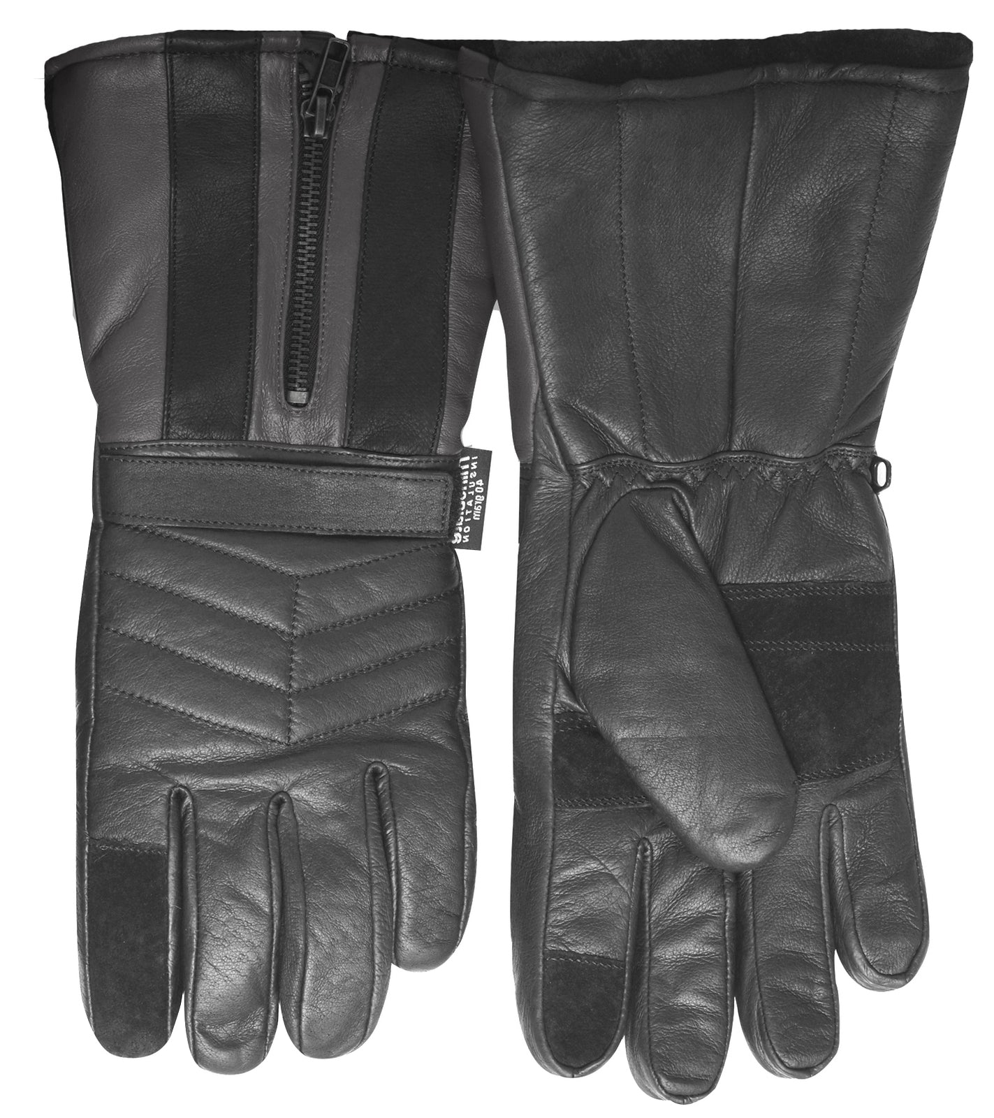 3M Winter Motorbike Bike Waterproof Gloves Leather Motor Bicycle Motorcycle - Black - L - 0