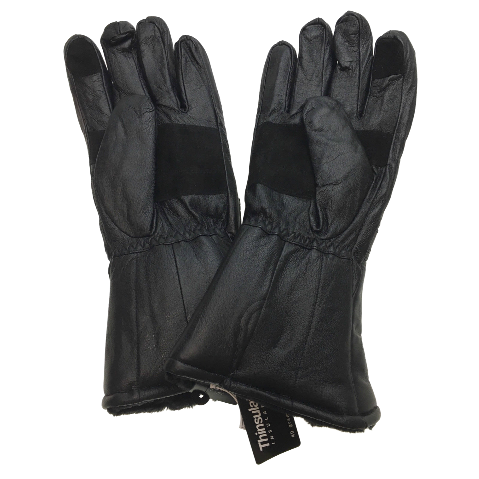 3M Winter Motorbike Bike Waterproof Gloves Leather Motor Bicycle Motorcycle - Black - L