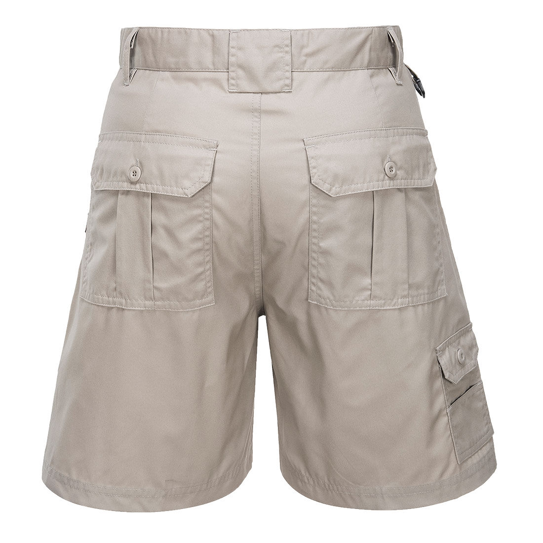 HUSKI Mens Cargo Shorts Work Casual Workwear - Bone - 4XL (112cm Waist)