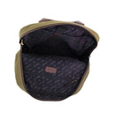 POLICE Wings Mens Canvas Backpack Bag with Laptop Computer Sleeve in Dark Olive-5