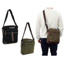 POLICE Wings Mens Canvas Crossbody Bag in Black-3