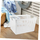 24x Premium Plastic Storage Basket Bulk w/ Grip Handles 27*18*14cm-3