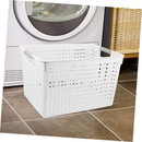 24x Premium Plastic Storage Basket Bulk w/ Grip Handles 27*18*14cm-4