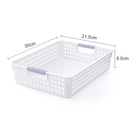 36x Premium Plastic Storage Basket Bulk w/ Grip Handles 30*21.5*8.5cm-3