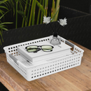 24x Premum Plastic Storage Basket Bulk w/ Grip Handles 36*25.5*8.5cm-4