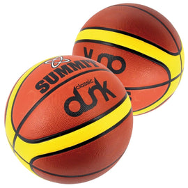2x Summit Classic Dunk Basketball Indoor Outdoor Sport Game Rubber Ball Size 7 - 0