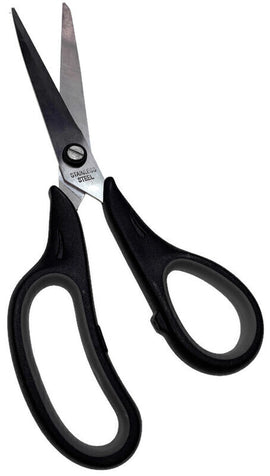 Stainless Steel Scissors Soft Handle Kitchen Craft Office School Sharp Kitchen - 0