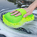 Microfibre Car Wash Mitt Chenille Sponge Ultra Absorbent Drying Towel For Car-2