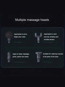 4 Speed Massage Gun 4 Heads Muscle Massage Chargeable Handheld Deep Tissue-9