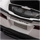 12V Licensed V8 Corvette Battery Powered Sports Kids Ride On Car – White-4