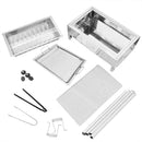 Stainless Steel Portable Outdoor BBQ Barbecue Grill Set Charcoal Kebab Picnic Camping Sets Medium-2