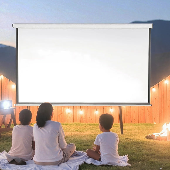 100" Electric Motorised Projector Screen TV +Remote