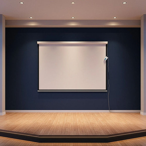 120" Electric Motorised Projector Screen TV +Remote