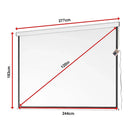 120" Electric Motorised Projector Screen TV +Remote-9