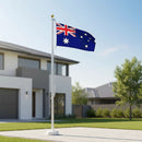 6.0m Flag Pole Full Set / Kit w Australian Flag-2