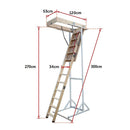 Attic Loft Ladder - 2200mm to 2700mm-11