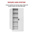 Two-Door Shelf Office Gym Filing Storage Locker Cabinet Safe-13