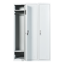 Three-Door Side by Side Office Gym Shed Storage Locker-4