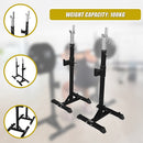 Squat Rack Stand Pair Bench Press Weight Lifting Barbell-9