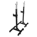 Squat Rack Stand Pair Bench Press Weight Lifting Barbell-6