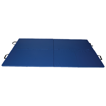 Folding Blue Exercise Mat – Gymnastics, Martial Arts, Yoga, Karate & Judo Training