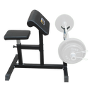 Preacher Curl Bench Weights Commercial Bicep Arms-5