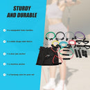 19PC Resistance Exercise Fitness Bands Tubes Kit Yoga Set-3