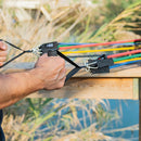 19PC Resistance Exercise Fitness Bands Tubes Kit Yoga Set-6