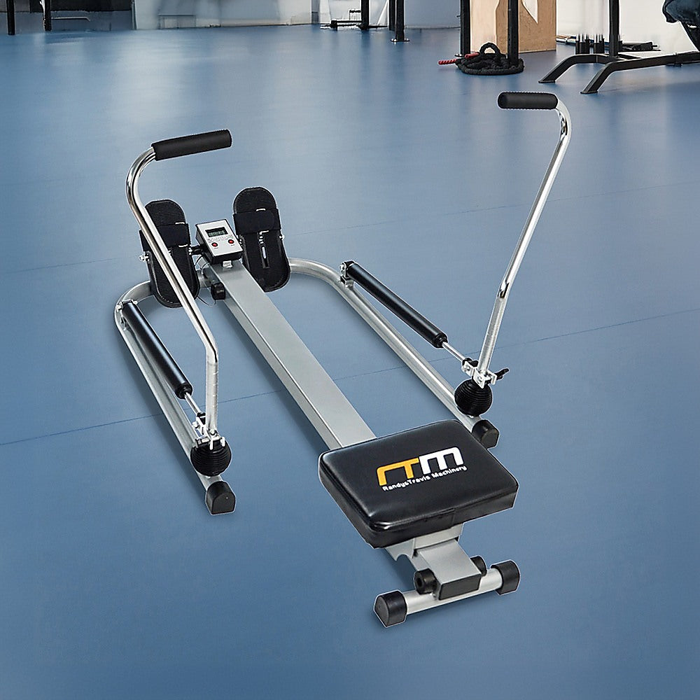 Rowing Machine Rower Exercise Fitness Gym - 0